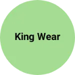Business logo of King wear