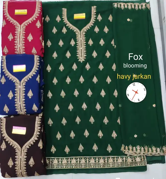 Fox Georgette  uploaded by Heena fashion house on 3/31/2023