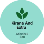Business logo of Kirana and extra