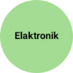 Business logo of Elaktronik