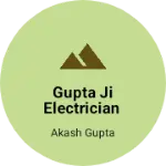 Business logo of Gupta ji electrician