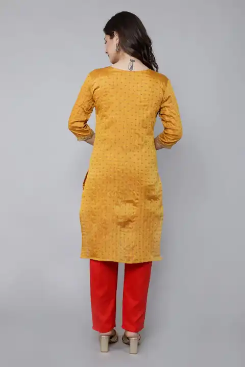 Kurti with pant in duppta  uploaded by Namokar collection on 3/31/2023