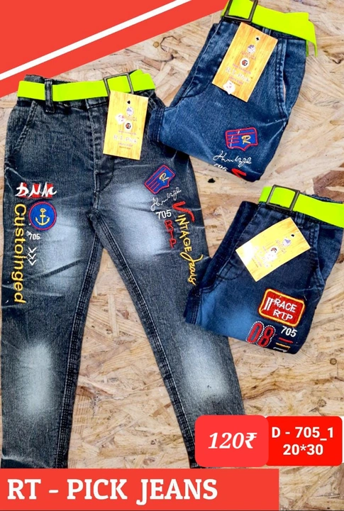 KIDS JEANS (20×30) uploaded by RISHABH TRADERS on 3/31/2023