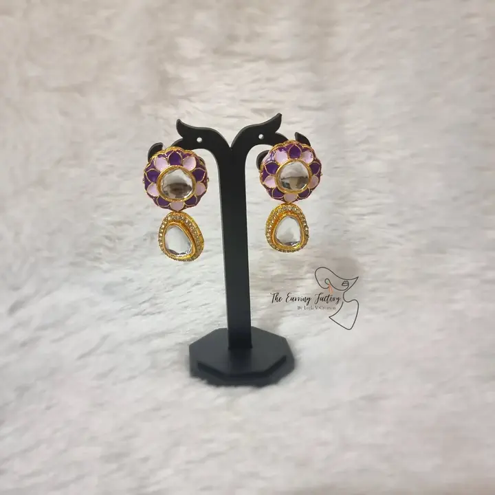 Premium Meena Stone Earrings uploaded by Leela V Creation on 3/31/2023