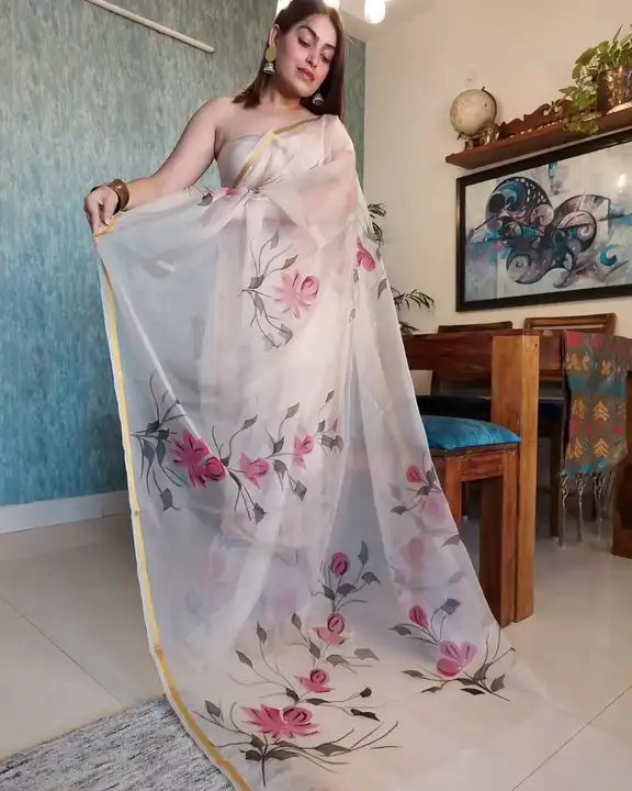 Soft lichi silk saree  uploaded by RV FASHION on 3/31/2023