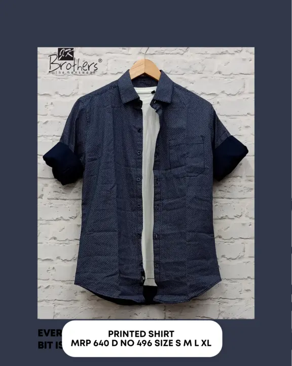Men's Cotton Printed Shirt  uploaded by Jk Brothers Shirt Manufacturer  on 3/31/2023