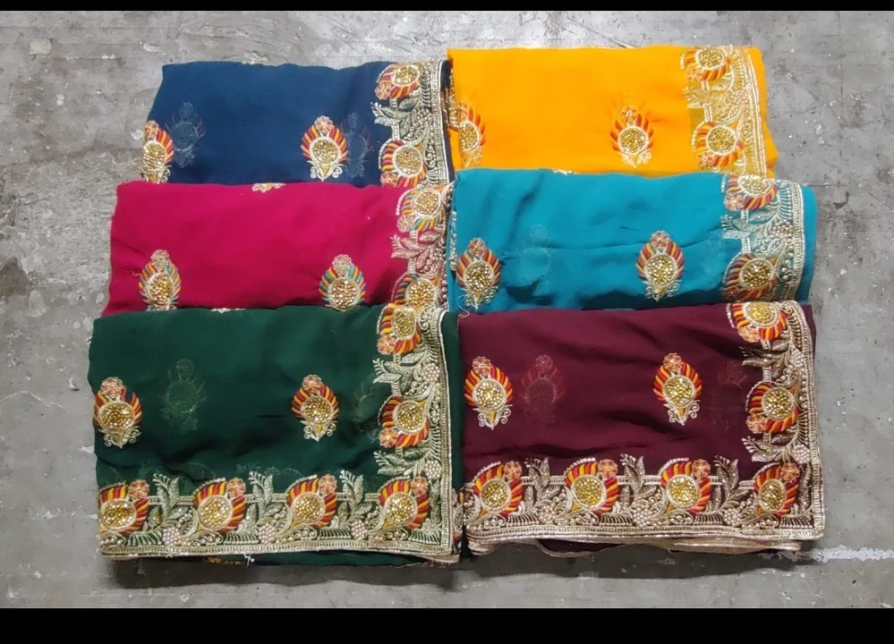 Post image Fayde vali saree only 750 rate complit full work with stone work