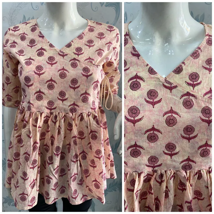 Cotton printed tops  uploaded by Rama exports on 3/31/2023