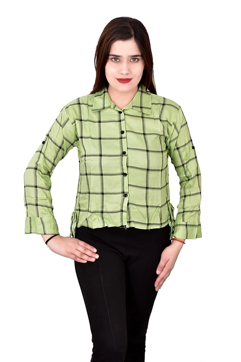 Rayon Cotton Shirt Top Both Side Dori Size-M,L,XL uploaded by Bhavya Sales and Marketing on 3/31/2023