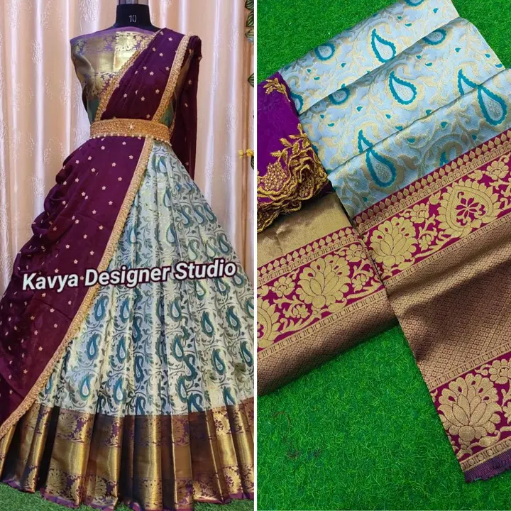 Kanjivaram silk  uploaded by Granth trandes on 3/31/2023