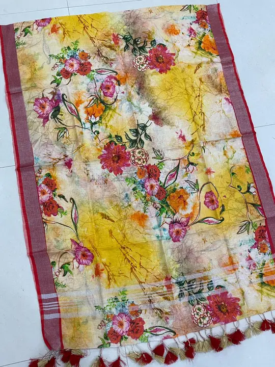 Linen Duptta uploaded by MS Fabrics on 3/31/2023
