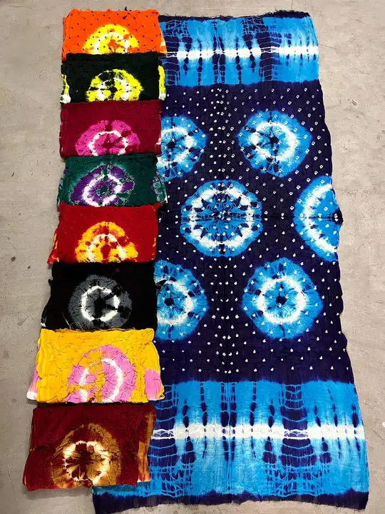 Cotton bandhej dupatta uploaded by business on 3/31/2023
