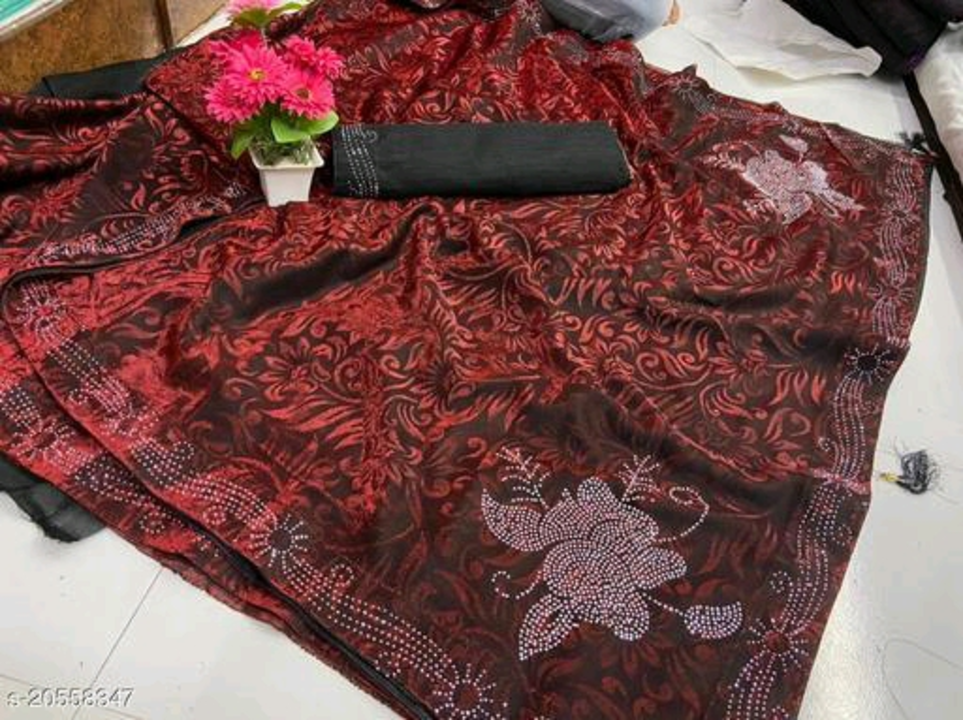 Aagam Drishya Sarees
Name: Aagam Drishya Sarees
Saree Fabric: Lycra
Blouse: Separate Blouse Piece
Bl uploaded by New world fashion shop on 3/31/2023