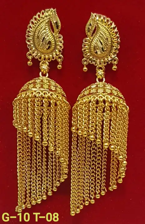 chand balis gold plated earrings 70-80 pc uploaded by imitation jwellers on 3/31/2023