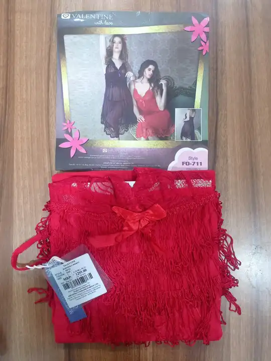Branded Baby Doll Short Nighty
Branded Baby doll Nighty
Brand:- Valentine
Size :- M,L,XL (Mostly L)
 uploaded by business on 3/31/2023