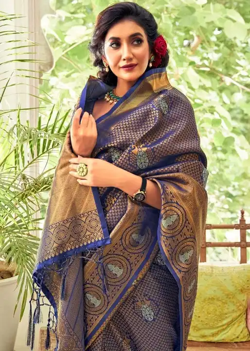 Banarasi SofT Silk Saree  uploaded by Ethnic Colours on 3/31/2023