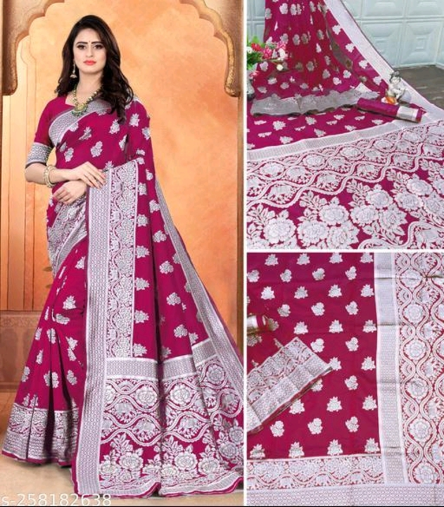 Aishani Drishya Sarees
Name: Aishani Drishya Sarees
Saree Fabric: Banarasi Silk
Blouse: Separate Blo uploaded by Mehra collection on 3/31/2023