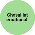 Business logo of Ghosal International