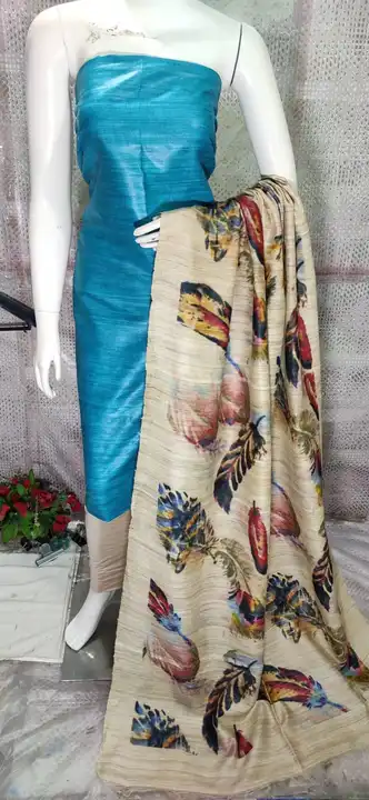 PURE silk digital print suit uploaded by ROJI.HANDLOOM.SILK  on 3/31/2023