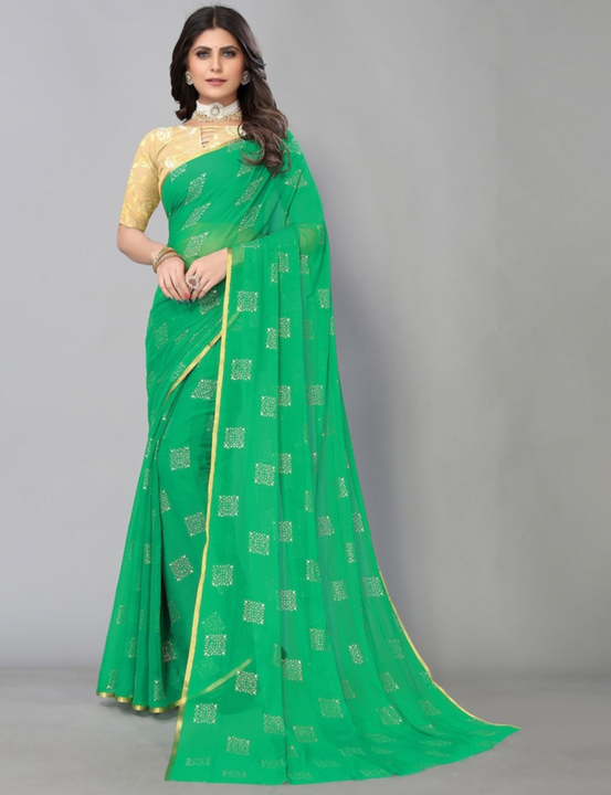 Post image Trending Designer fancy saree with blouse