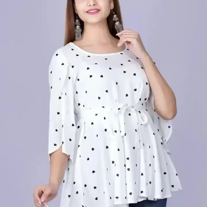 Beautiful Rayon  Top for girls and women uploaded by Girls collection  on 5/29/2024