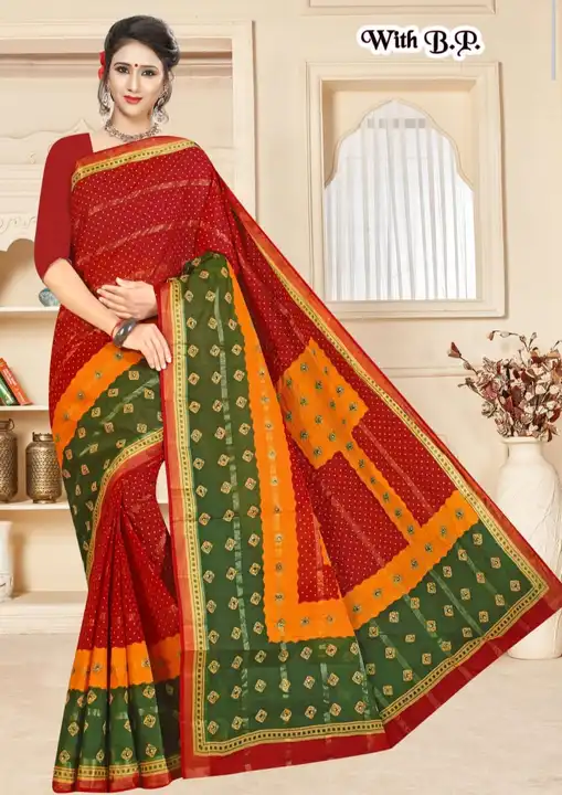 Hasmukh Pure cotton Saree 100% Pure cotton With Blouse  uploaded by Shree Shyam collection on 5/7/2024