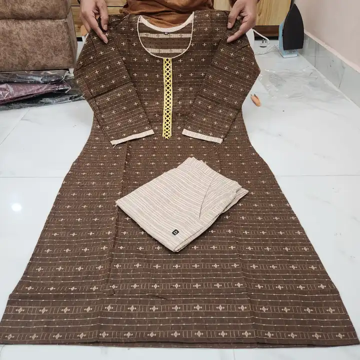 Cotton Kurti With Trouser  uploaded by The Indian Shop  on 3/31/2023