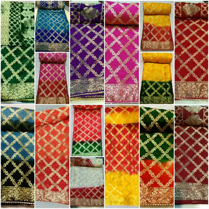 Today sale price 
New colour maching update
 Tapeta shilk fabric  uploaded by Gotapatti manufacturer on 3/31/2023