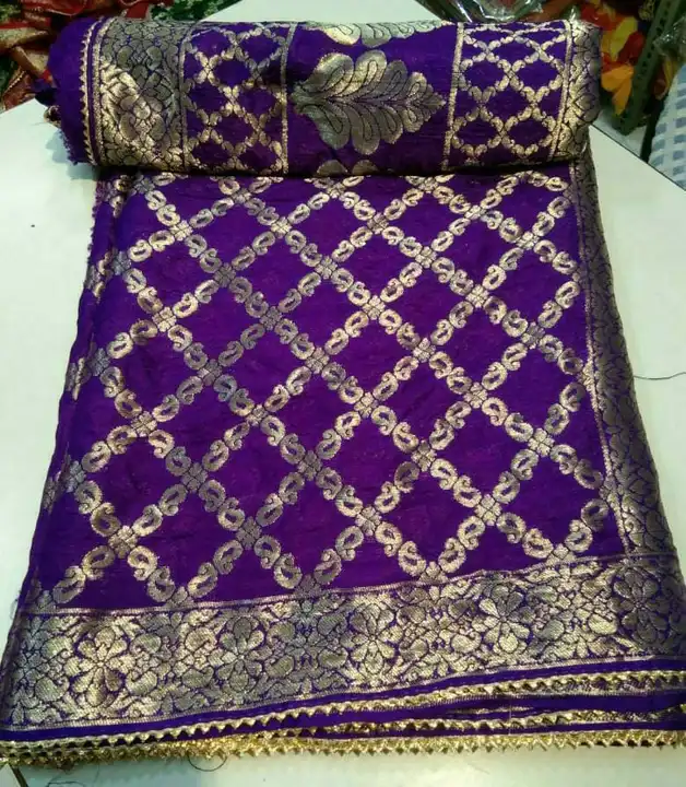 Today sale price 
New colour maching update
 Tapeta shilk fabric  uploaded by Gotapatti manufacturer on 3/31/2023