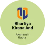 Business logo of Bhartiya kirana and general store