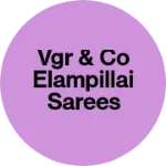 Business logo of VGR & Co Elampillai sarees