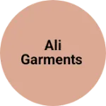 Business logo of Ali garments