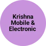 Business logo of Krishna mobile & electronic
