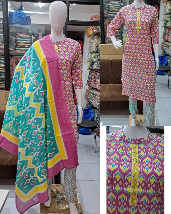 Kurti 3pis m to 5xl uploaded by business on 4/1/2023