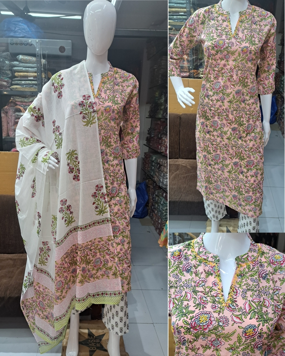 Kurti 3pis m to 5xl uploaded by Mishwa creation on 4/1/2023