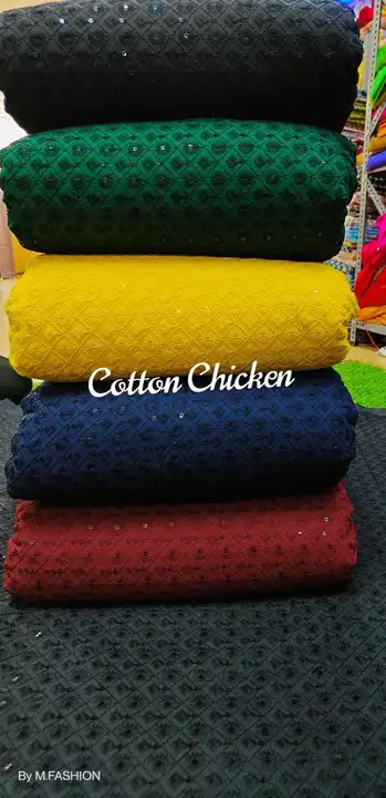 COTTON CHIKAN  uploaded by Mataji Fashion on 4/1/2023