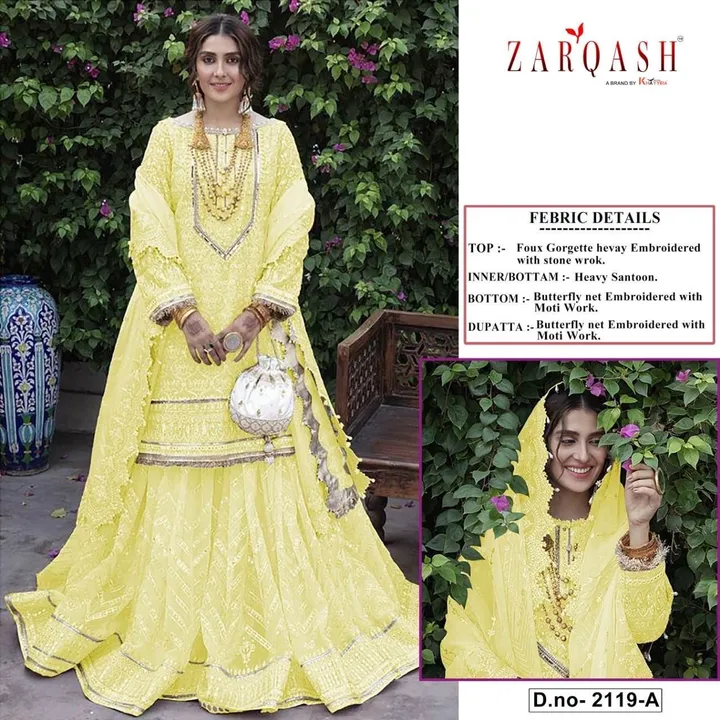 Zarqash Pakistani Suits  uploaded by Taha fashion online store on 4/1/2023