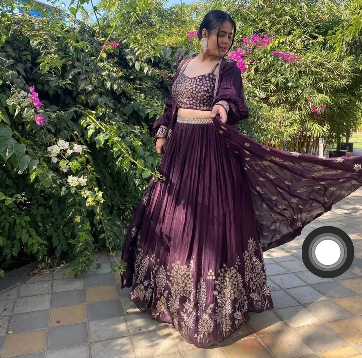 Lehanga choli with cotty uploaded by Taha fashion online store on 4/1/2023