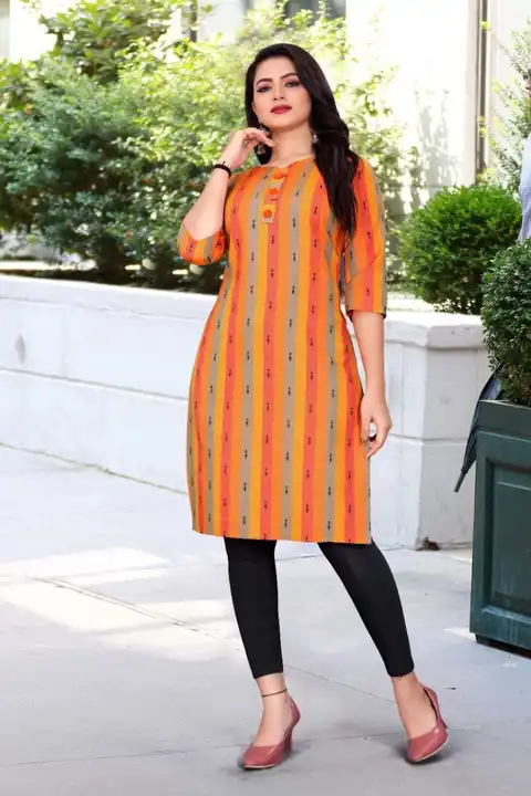 A-Line Cotton Printed Kurti uploaded by KRIPEE LIFESTYLE on 4/1/2023