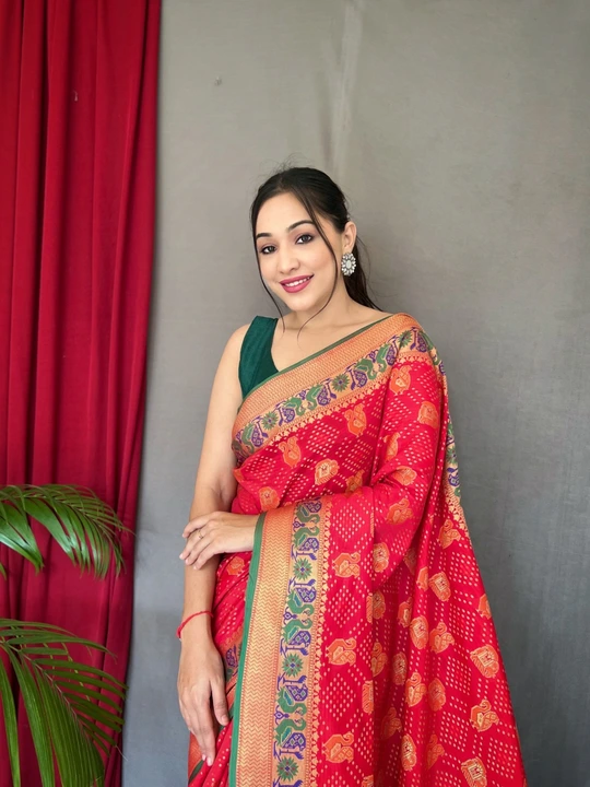 Patola silk saree uploaded by business on 4/1/2023