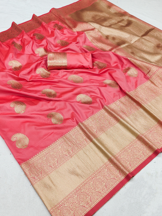 Rich pallu with allover flower buti design saree  uploaded by DHANANJAY CREATIONS on 4/1/2023