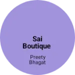 Business logo of Sai boutique