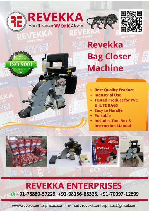 Bag closer machine  uploaded by Revekka Enterprises on 4/1/2023