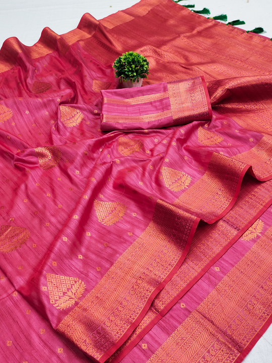 Rich pallu with allover buti design saree  uploaded by DHANANJAY CREATIONS on 4/1/2023