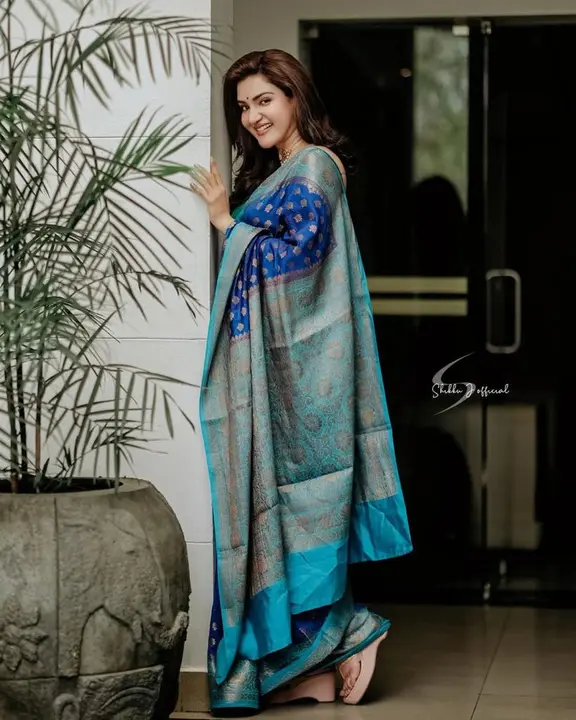 Beautiful 💙 saree  uploaded by Dhananjay Creations Pvt Ltd. on 4/1/2023