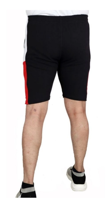 Dry fit shorts in black blue color  uploaded by Crown sports  on 4/1/2023