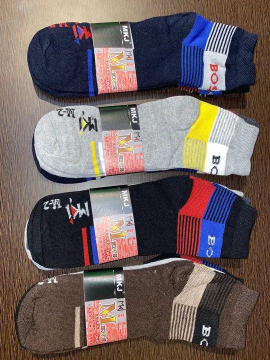 Gents ankle socks (all design are available in one bag) uploaded by Socks,hand gloves,cape,hanky,man's fancy underwear on 4/1/2023