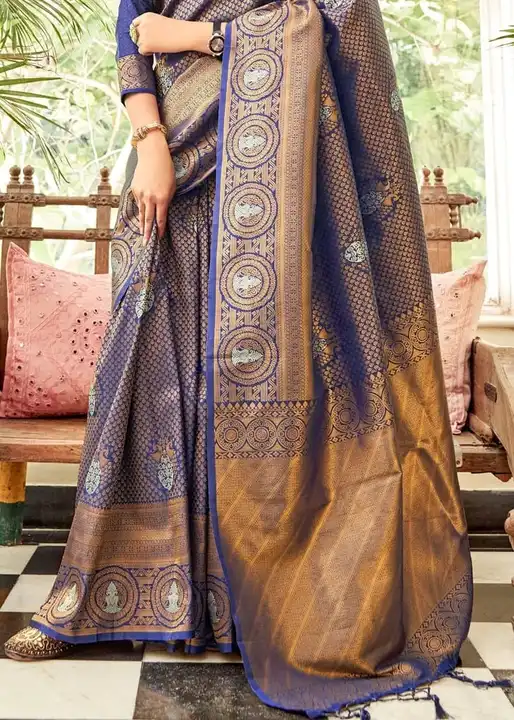 Rich pallu with allover butii design saree  uploaded by DHANANJAY CREATIONS on 4/1/2023