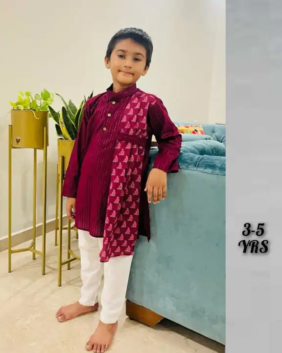 Kids kurta pyjama free shipping  uploaded by Takshvi collection on 5/28/2024