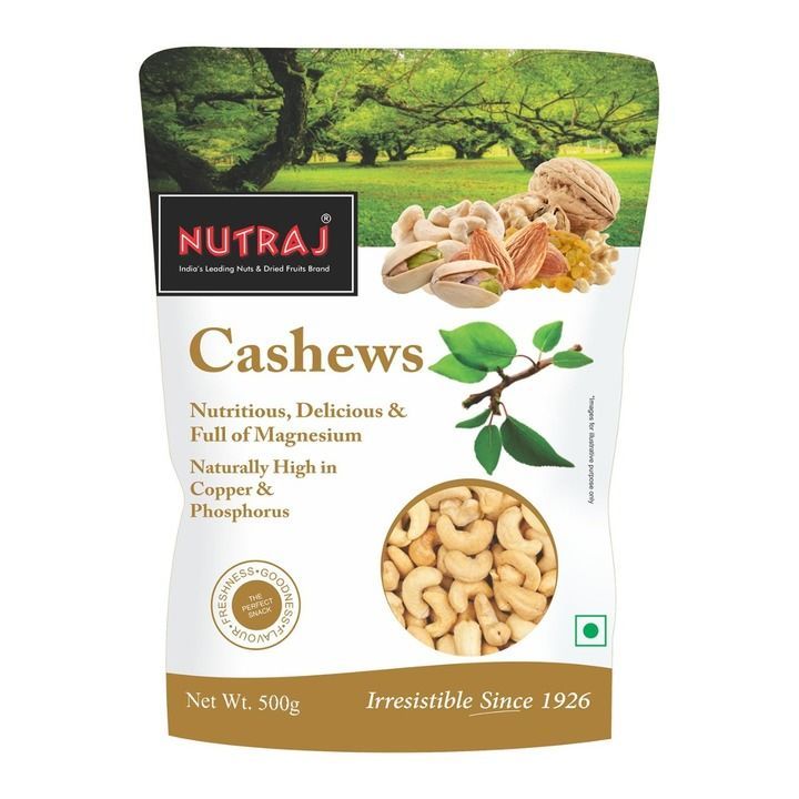Nutraj Special Cashew Nuts W320 500g uploaded by Auro Fruit and Nut Pvt Ltd on 3/2/2021